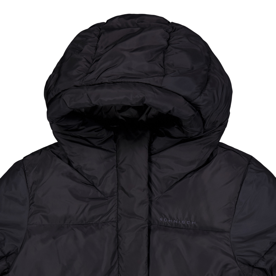 Reign Hood Coat Black - Bild 3