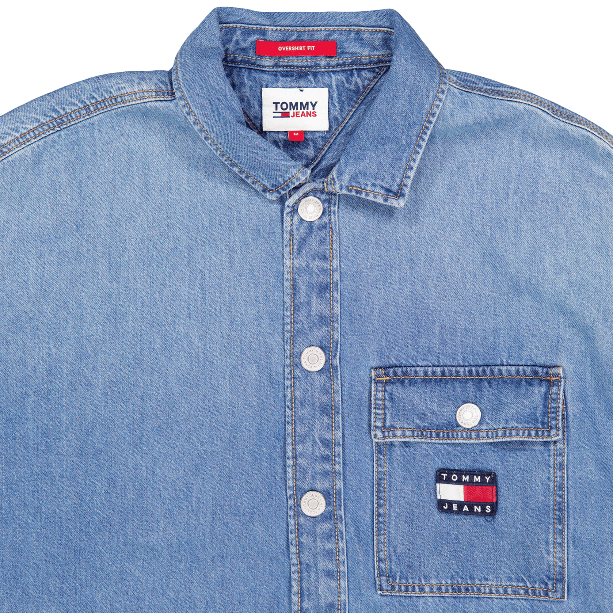 Tjm Classic Denim Overshirt 1a4 - Denim - Bild 3