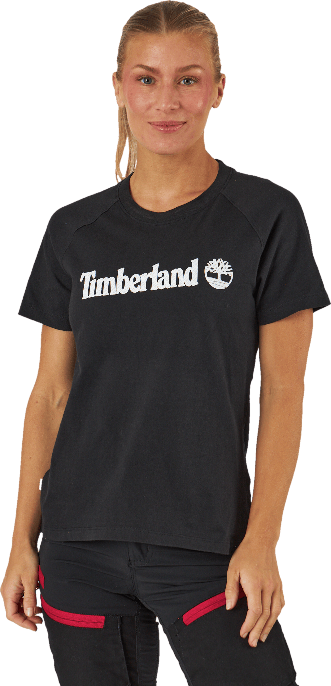 Timberland Logo T-shirt For Wo Black