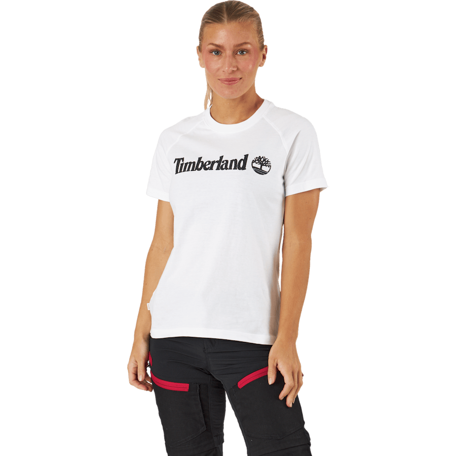 Timberland Logo T-shirt For Wo White
