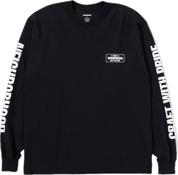 Nh . Tee Ls-1 Black, Male, Klær, Tops, Svart, L