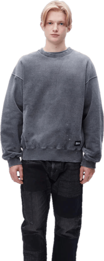 Damage Sweatshirt Ls Gray - Bild 3