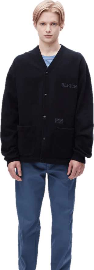 Bi Sweatcardigan Ls Black - Bild 3