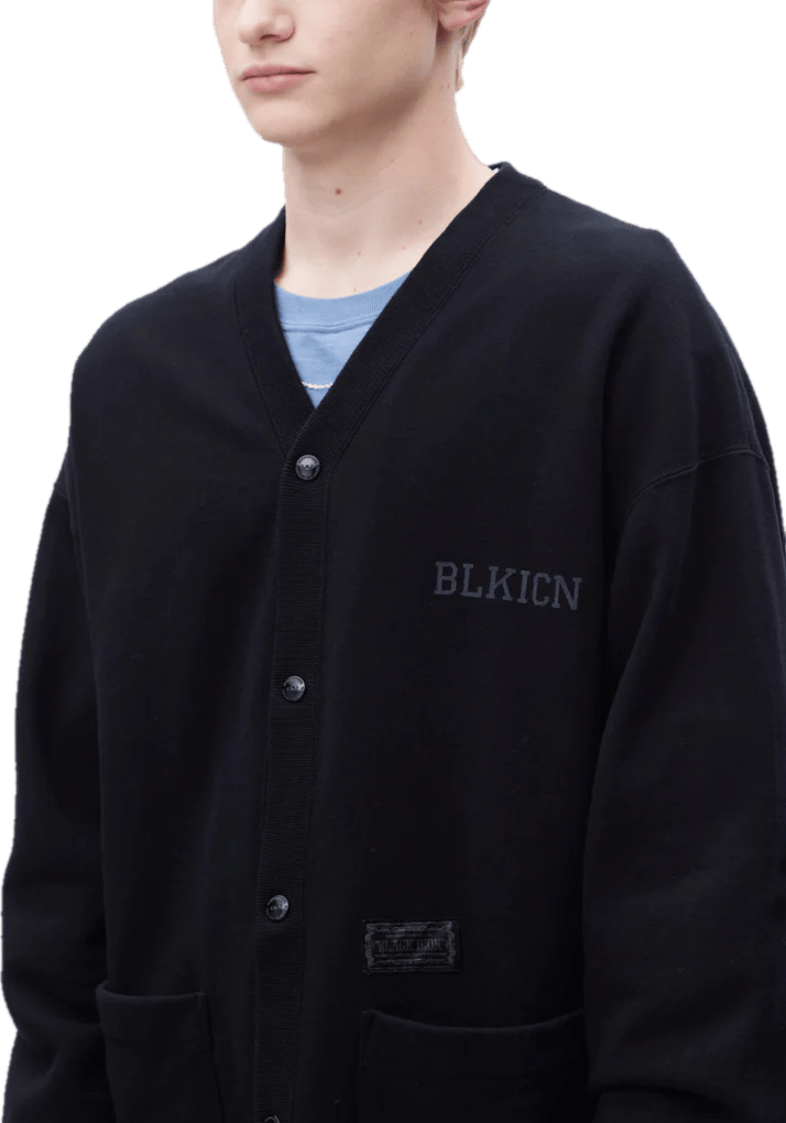 Bi Sweatcardigan Ls Black - Bild 4
