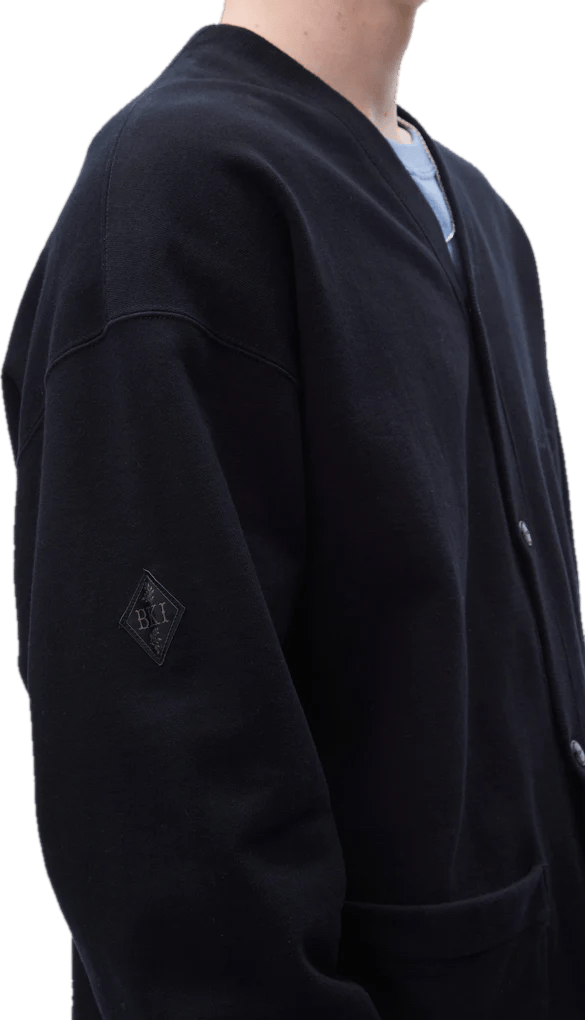 Bi Sweatcardigan Ls Black - Bild 5