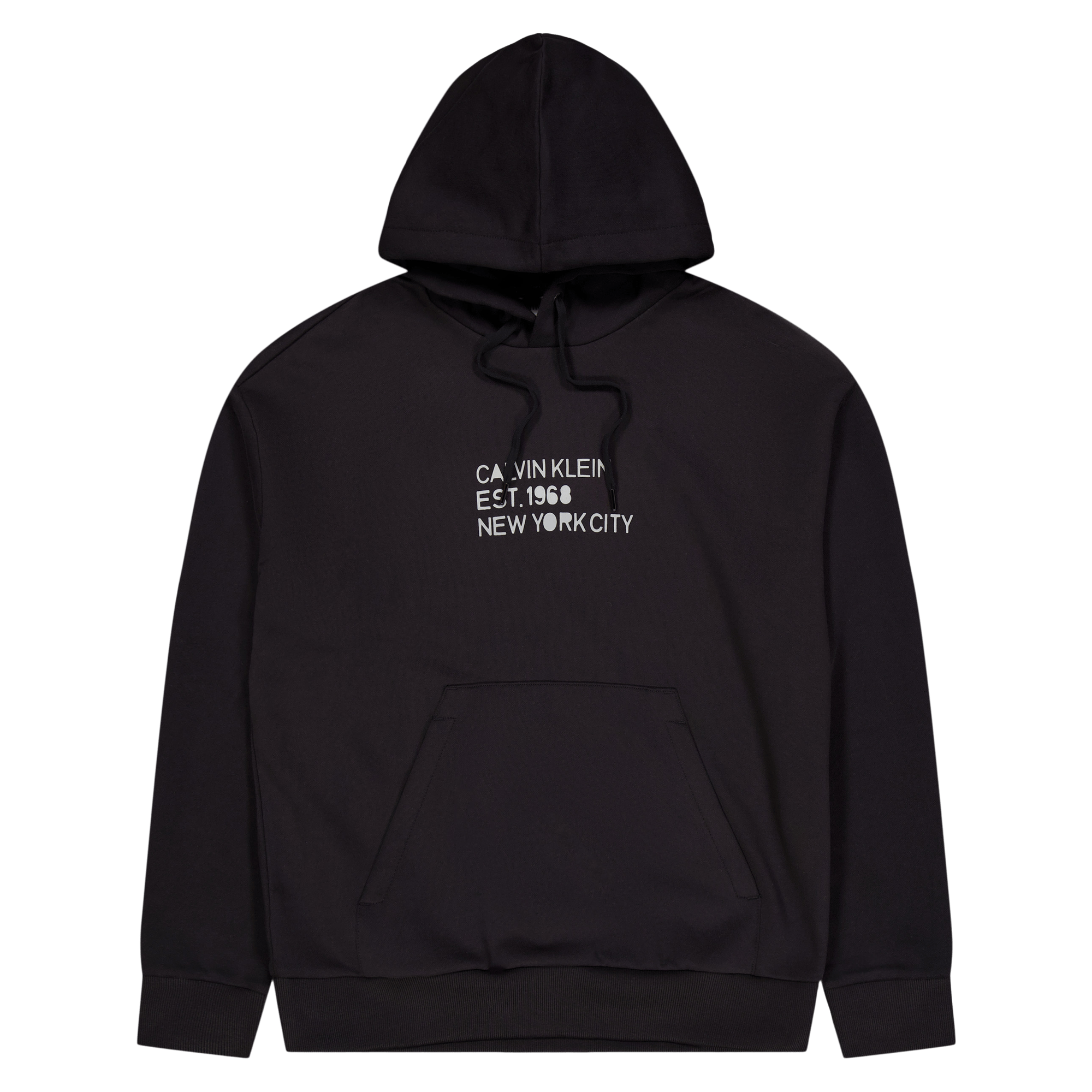 Mixed Print Stencil Logo Hoodi Beh