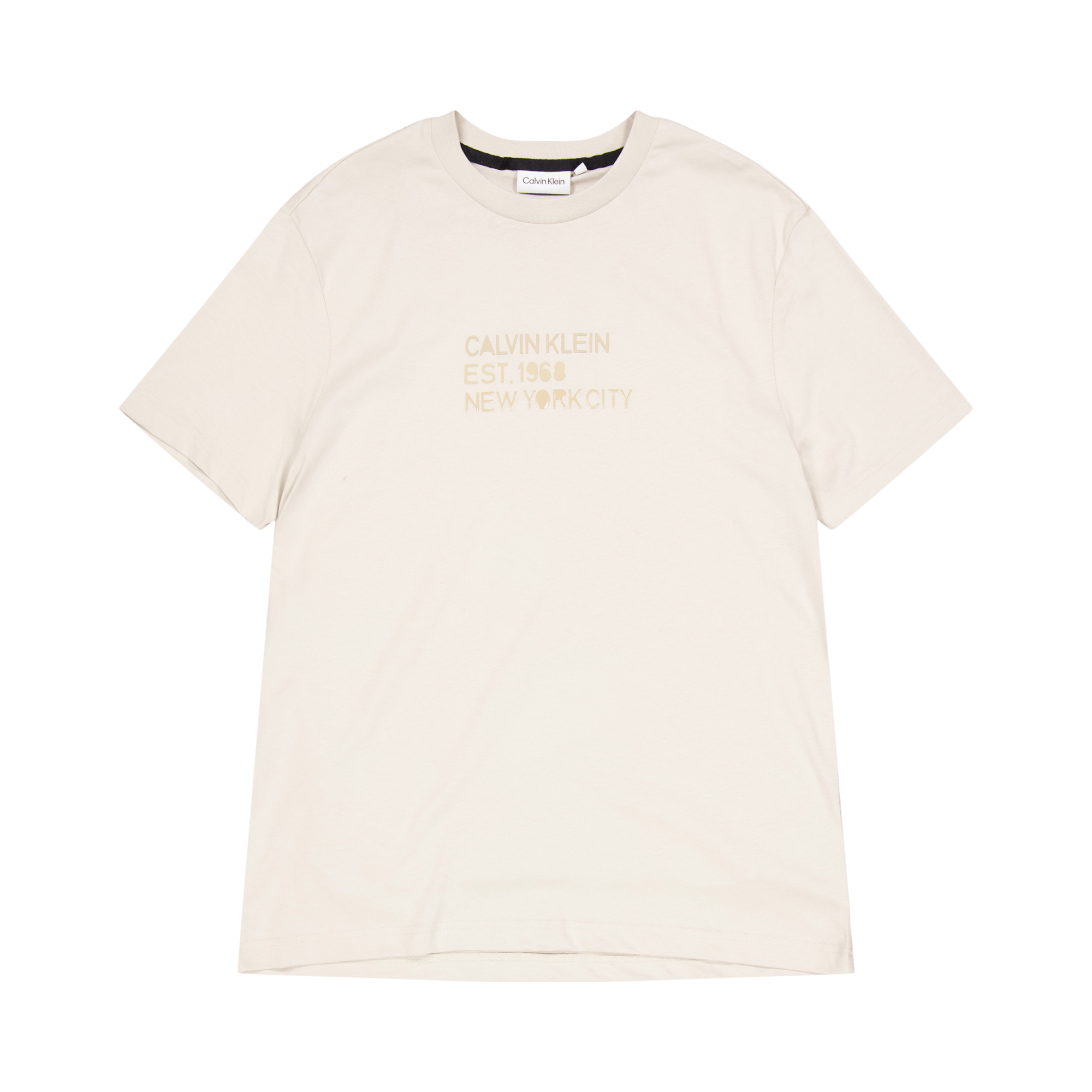 Mixed Print Stencil Logo T-shi Ace