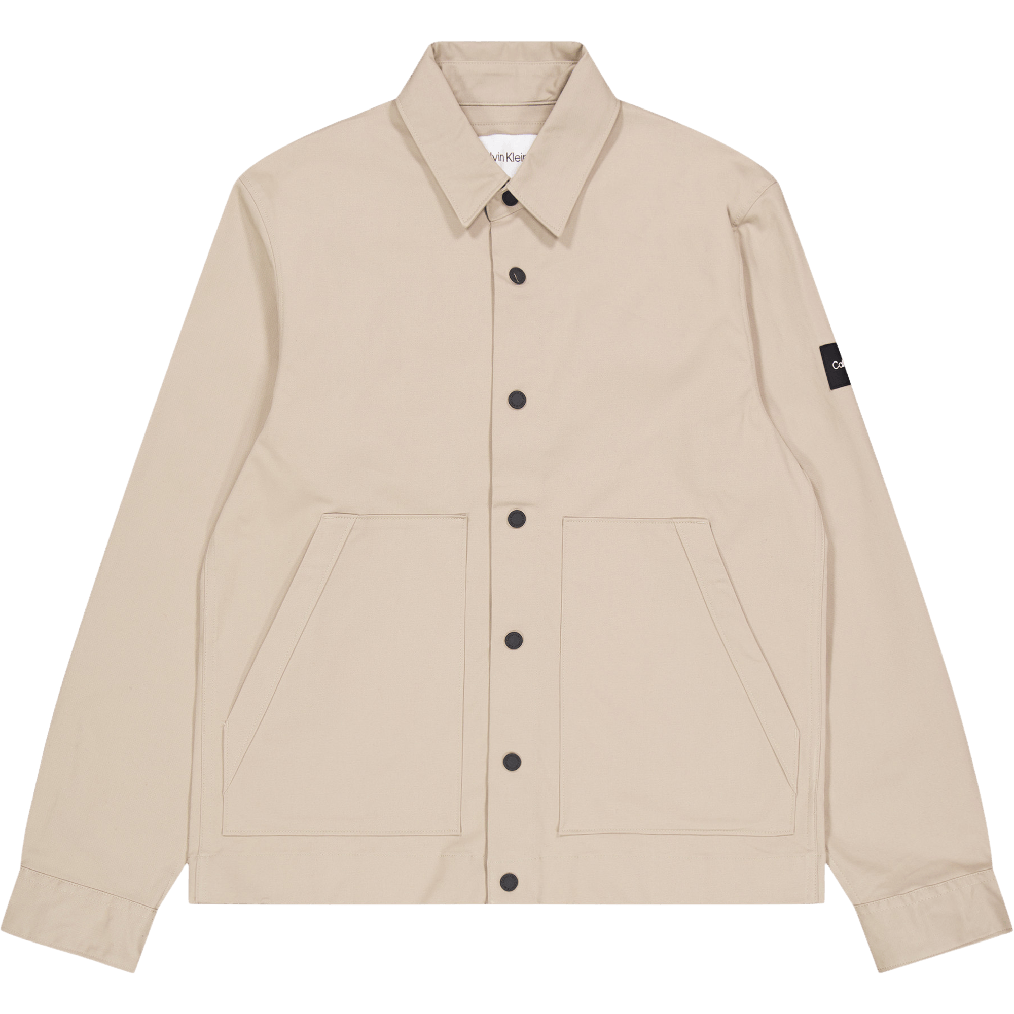 Modern Twill Overshirt Pkr – Grey