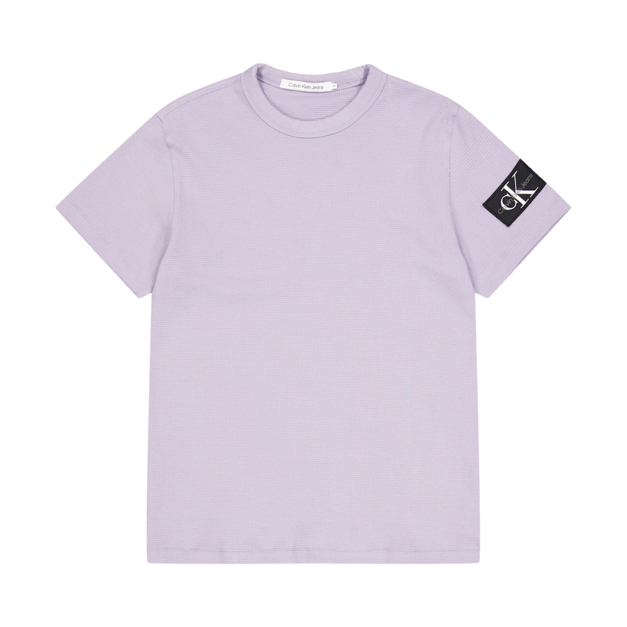 Calvin Klein JeansBadge Waffle Tee Pc1 – Purple