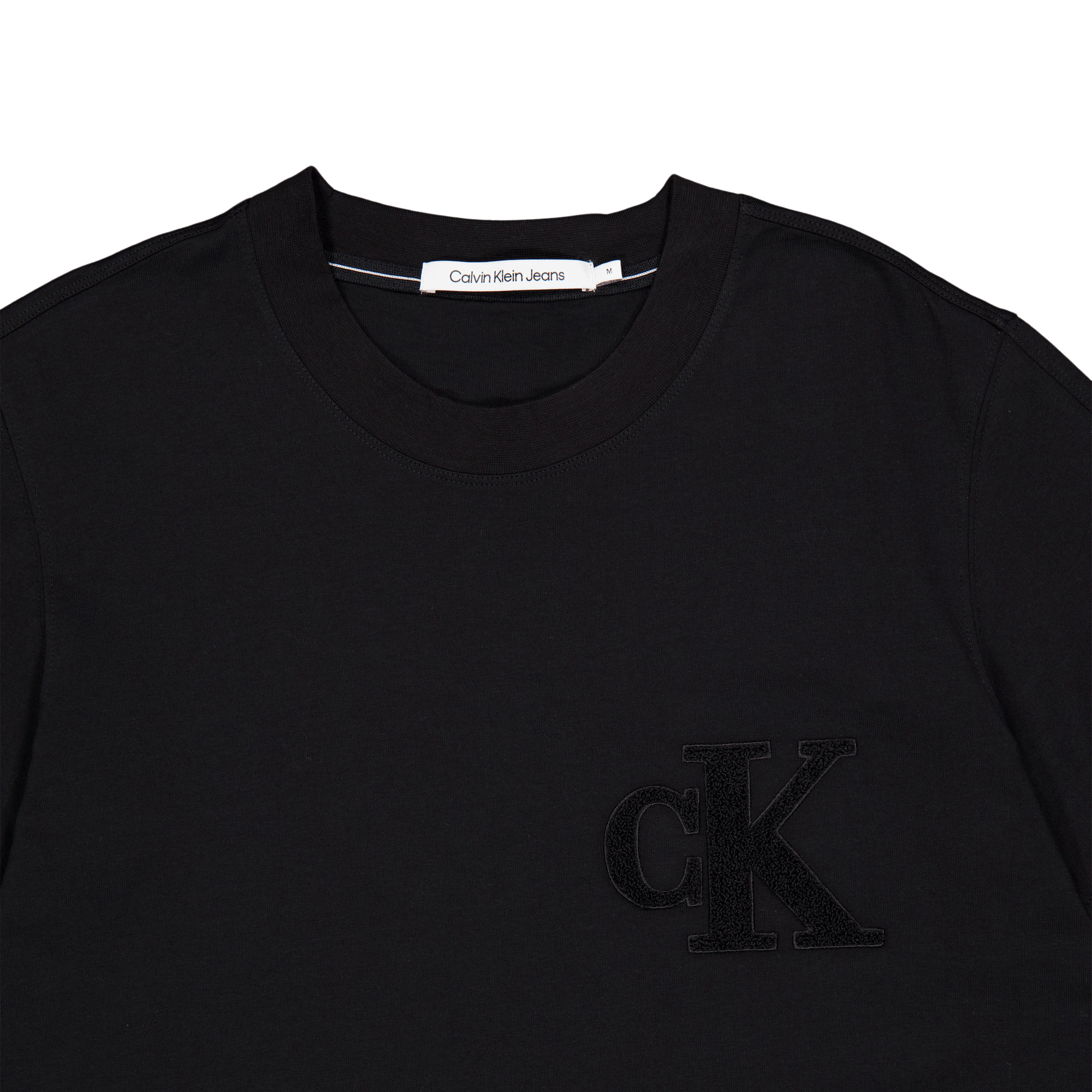 Ck Chenille Tee Beh - Black - Bild 3
