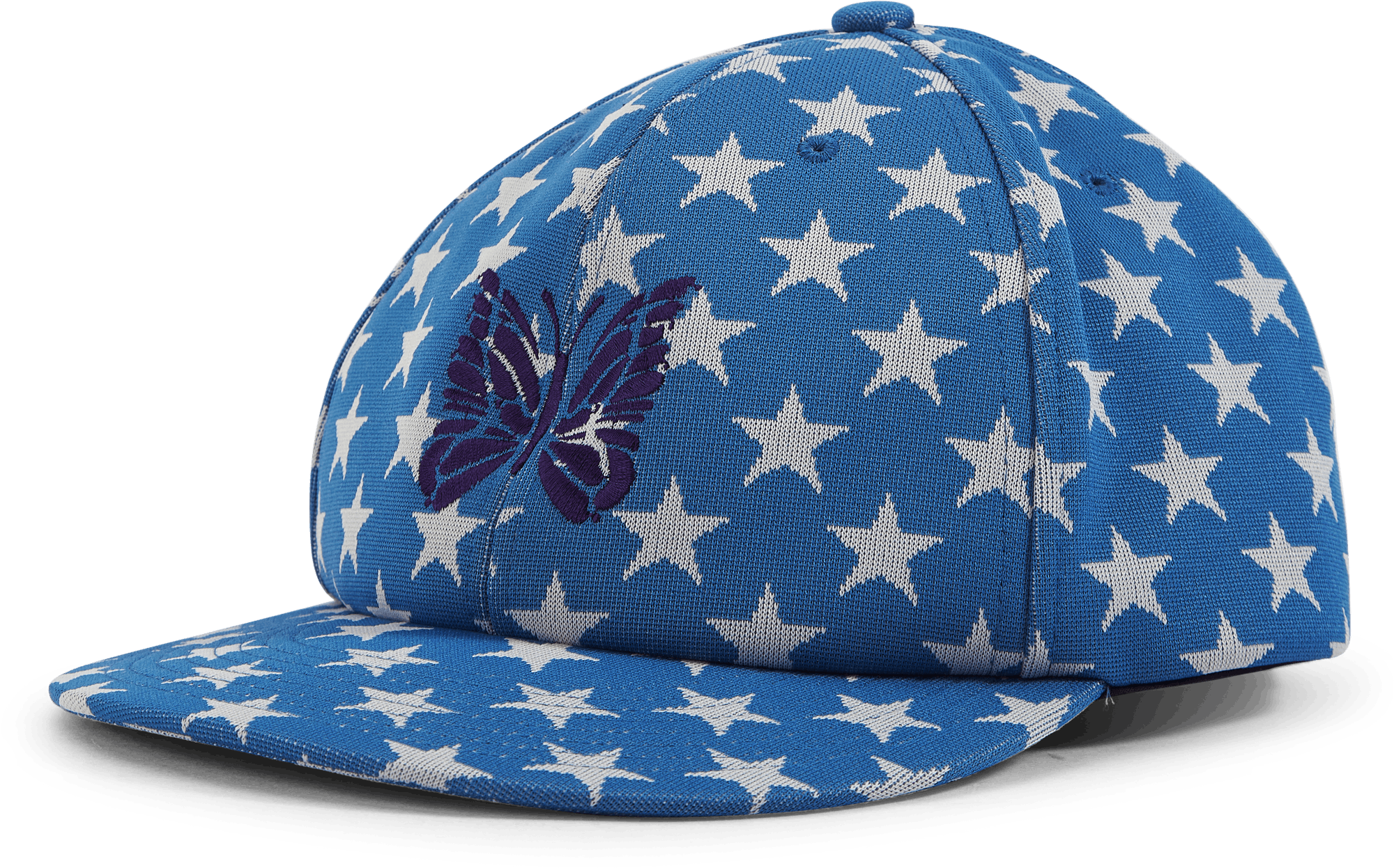 Needles Baseball Cap - Poly Jq C-star, Unisex, Abbigliamento, Cappelli e berretti, Blu, L
