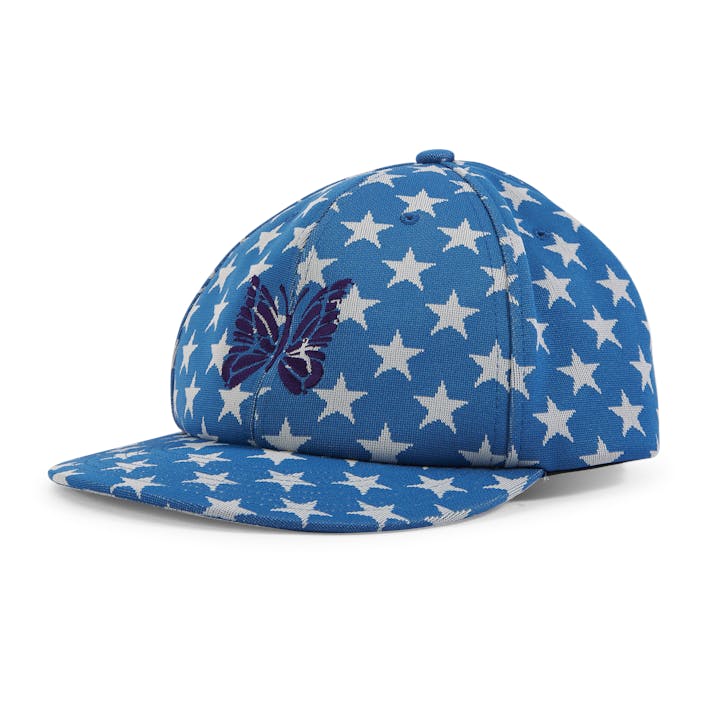 Needles Baseball Cap - Poly Jq C-star, Unisex, Abbigliamento, Cappelli e berretti, Blu, L