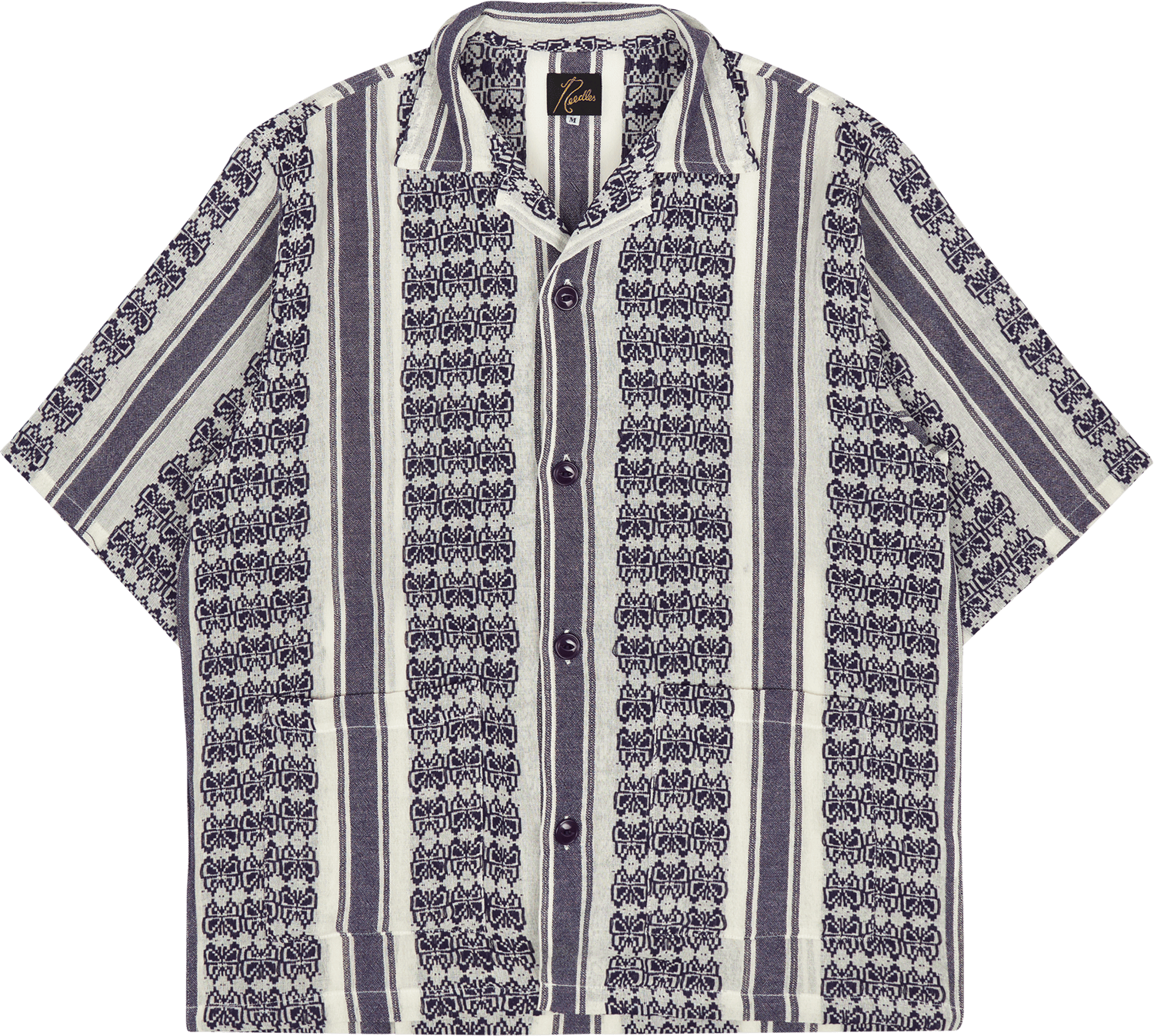 Needles Cabana Shirt – Papillo A-white