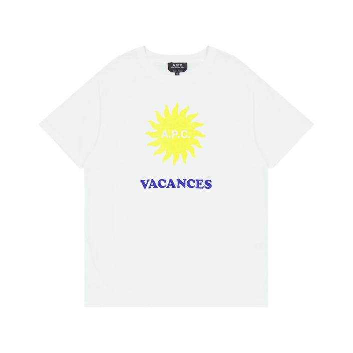 T-shirt Vacances H Aab, Male, Klær, Tops, Hvit, S