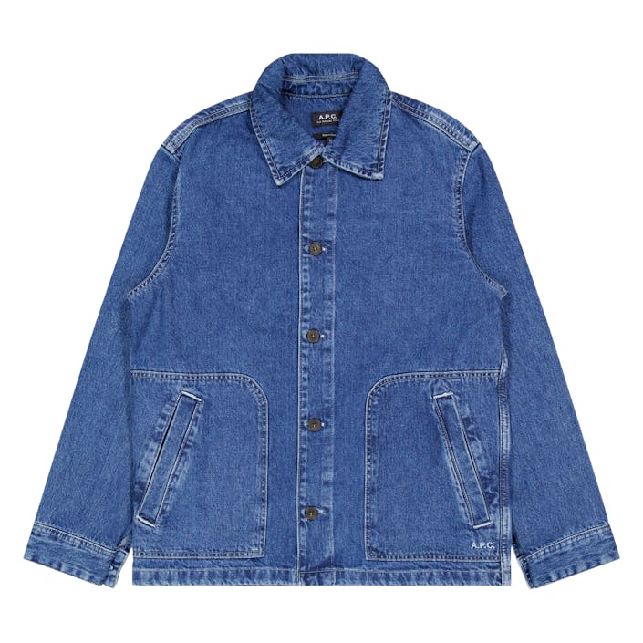 Blouson Antonio Logo Ial, Male, Vêtements, vestes, Bleu, XL