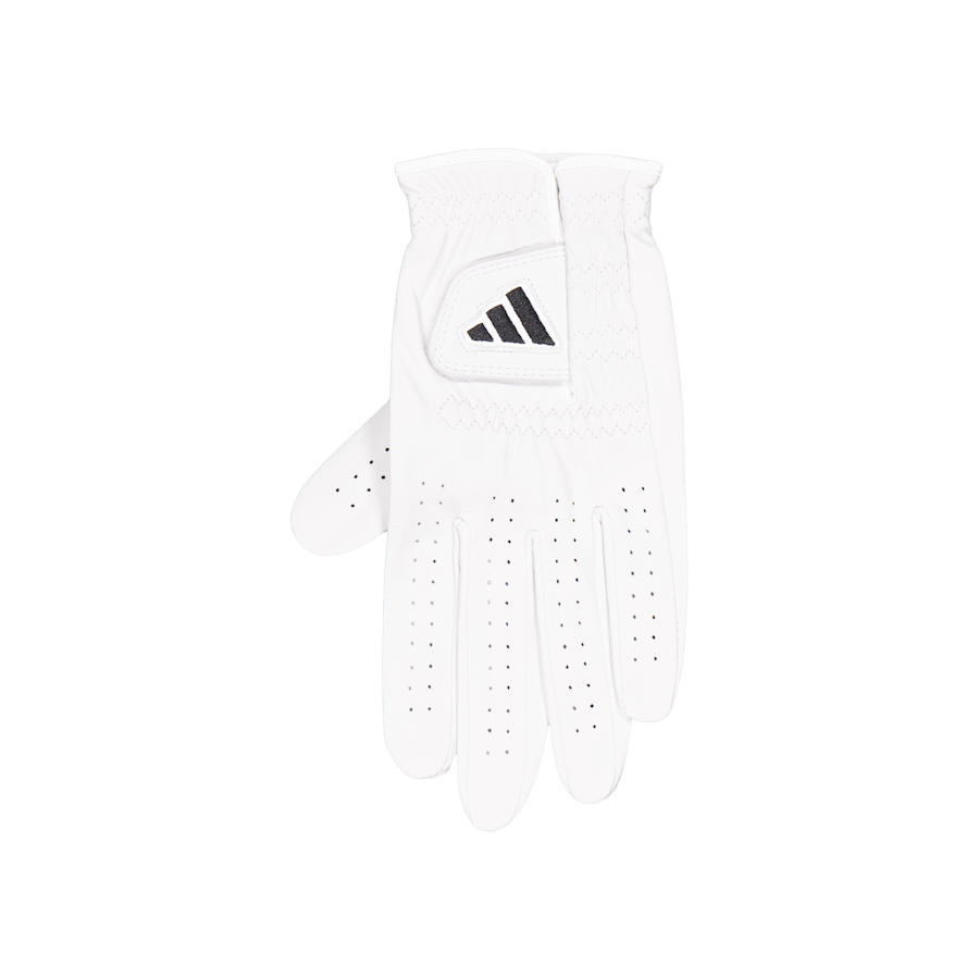 Ultimate Single Leather Golf Glove White / Black