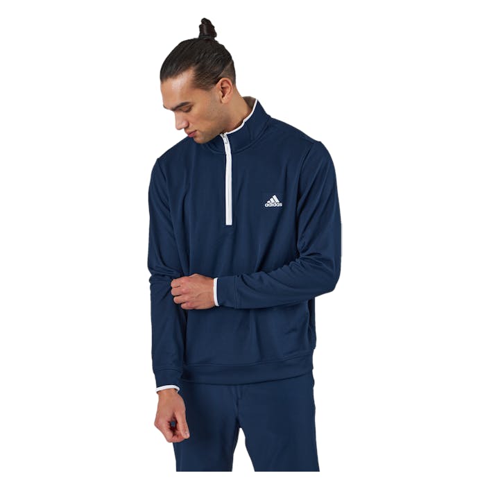 Quarter-Zip Sweatshirt Collegiate Navy, Male, Kläder, Skjortor, Golf, Blå, L