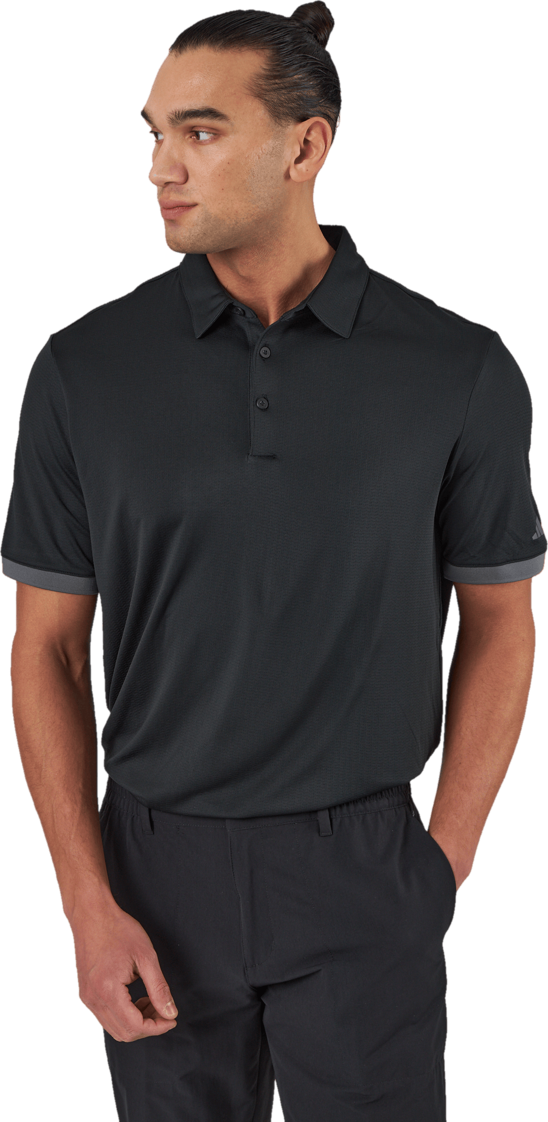 HEAT.RDY Polo Shirt Black, Male, Apparels, T-shirt, Golf, Black, S