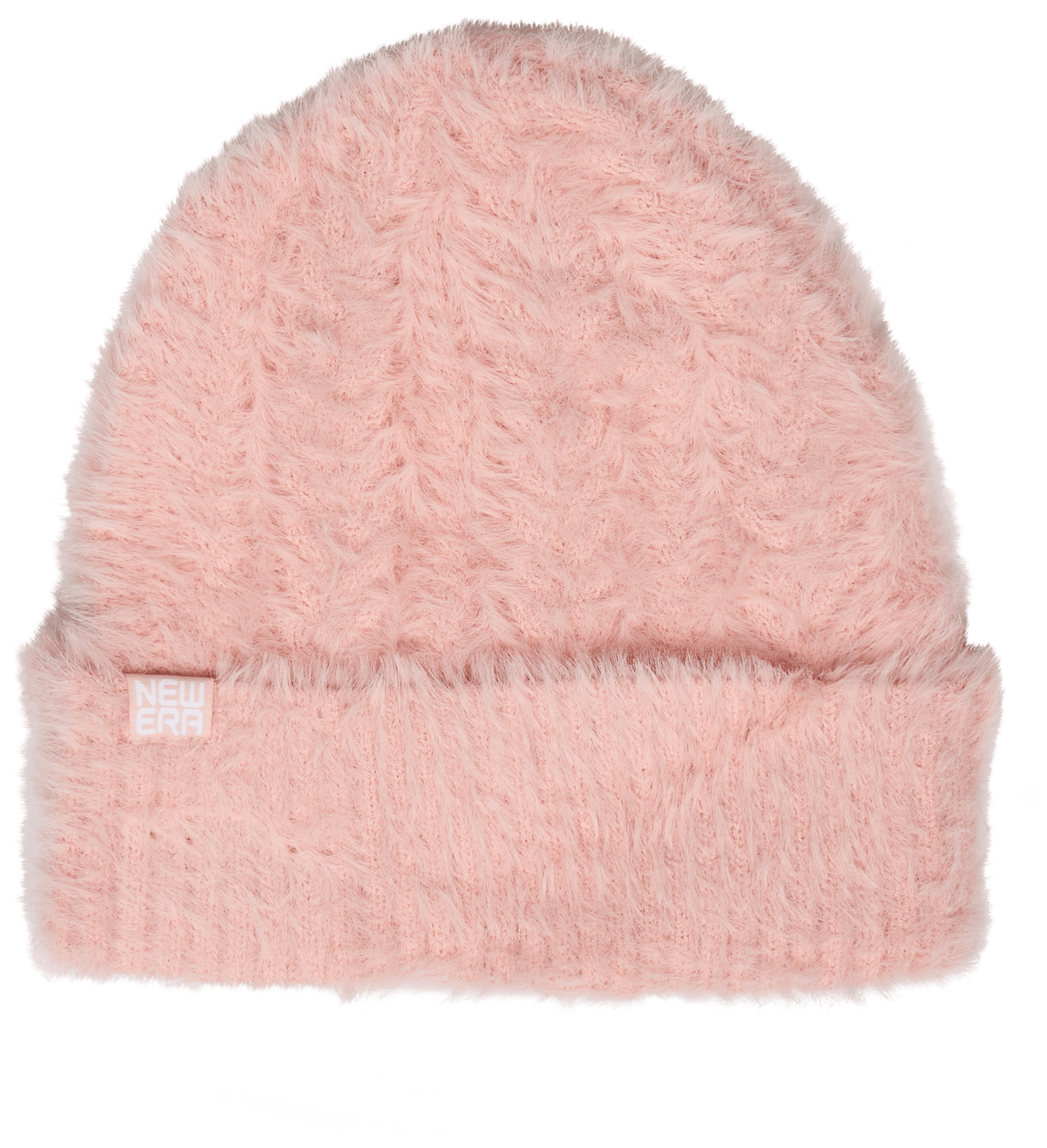 Wmns Fluffy Beanie Newera, Unisex, Odevy, čiapky a čiapky, Ružová, ONESIZE