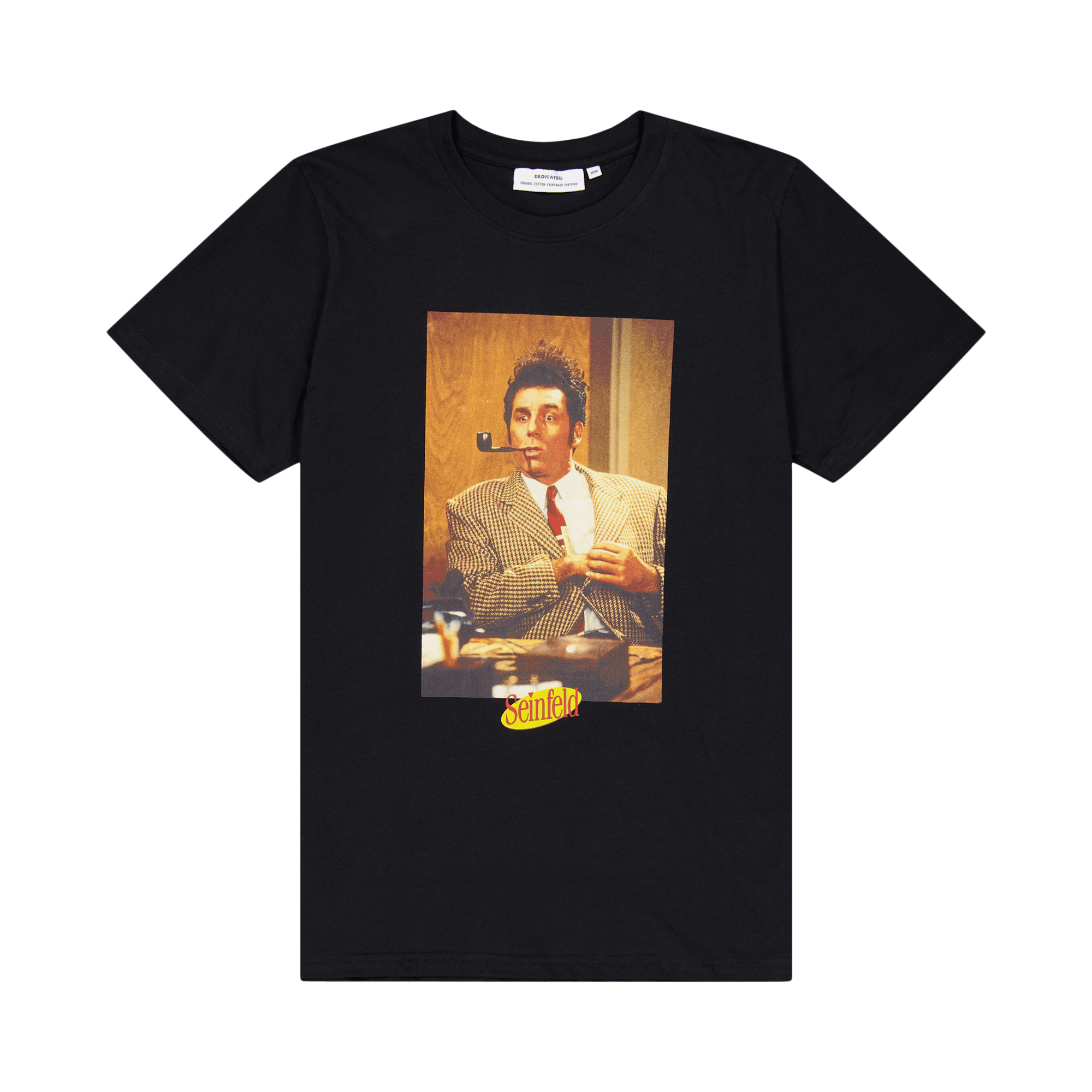 Dedicated X Seinfeld T-shirt S Black, Unisex, Apparels, Tops, Black, M
