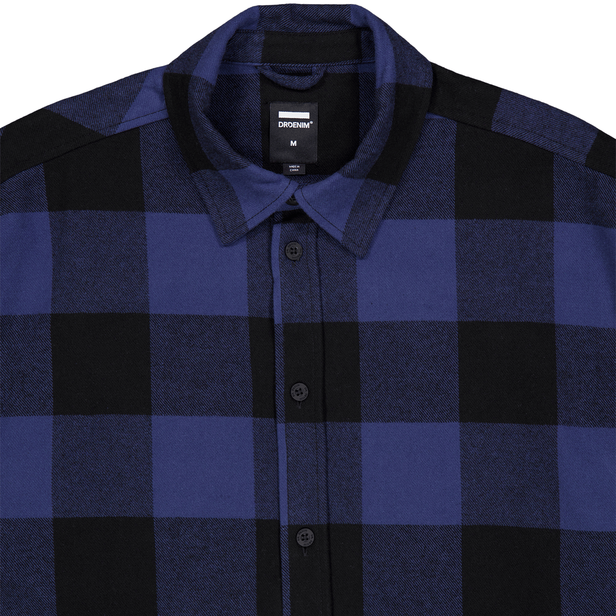 Dr. Denim Frank Shirt An7  Indigo Check - Bild 3