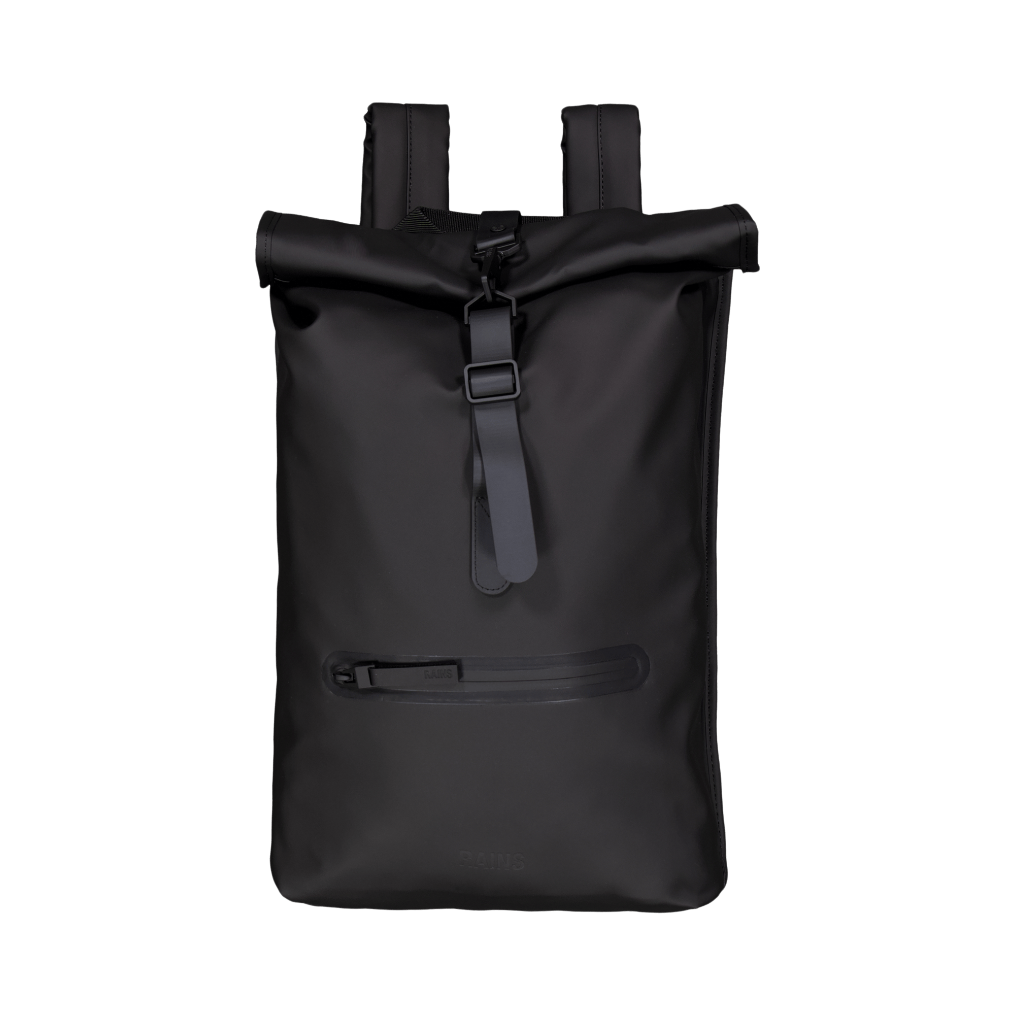 Rains Rolltop Rucksack W3 01, Male, Vybavenie, Doplnky, Čierna, ONESIZE