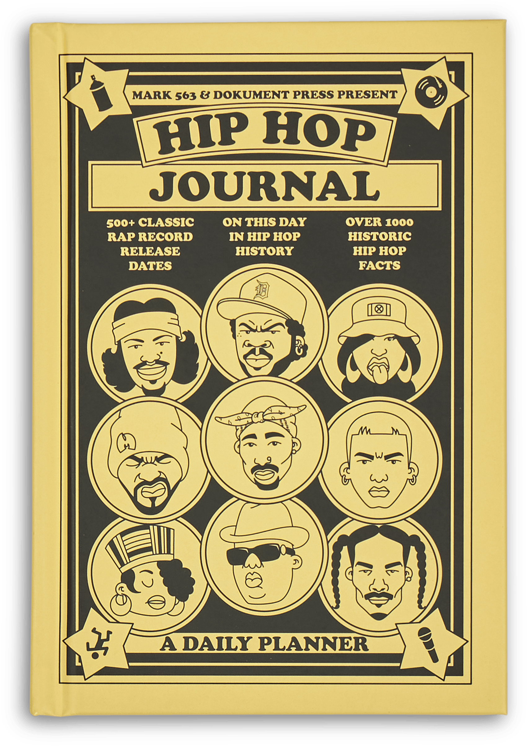 The Hip Hop Journal: A Daily P Multi, Unisex, Equipment, Accessories, multi color, ONESIZE