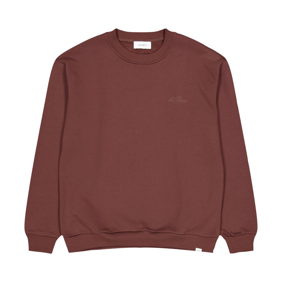 Les Deux Crew Sweatshirt Ebony