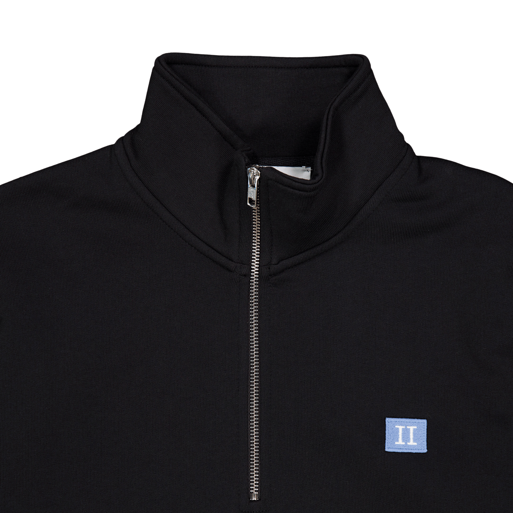 Les Deux Piece Half-zip Sweatshirt washed Denim - Bild 3