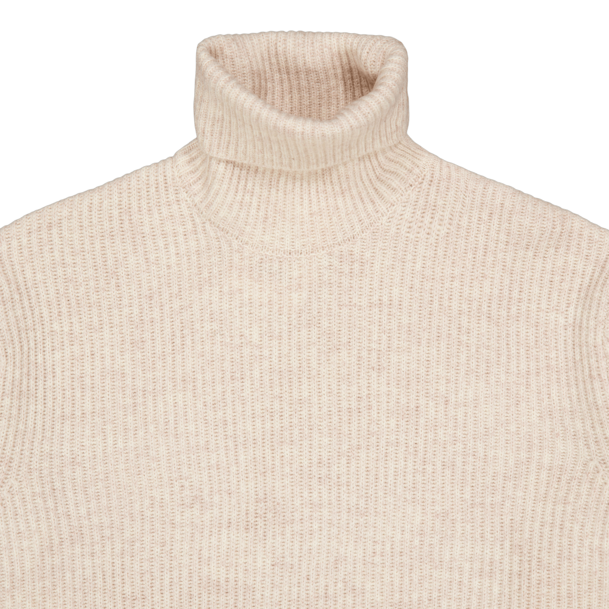 Les Deux Eddie Wool Rib Rollneck Knit  Mélange - Bild 4
