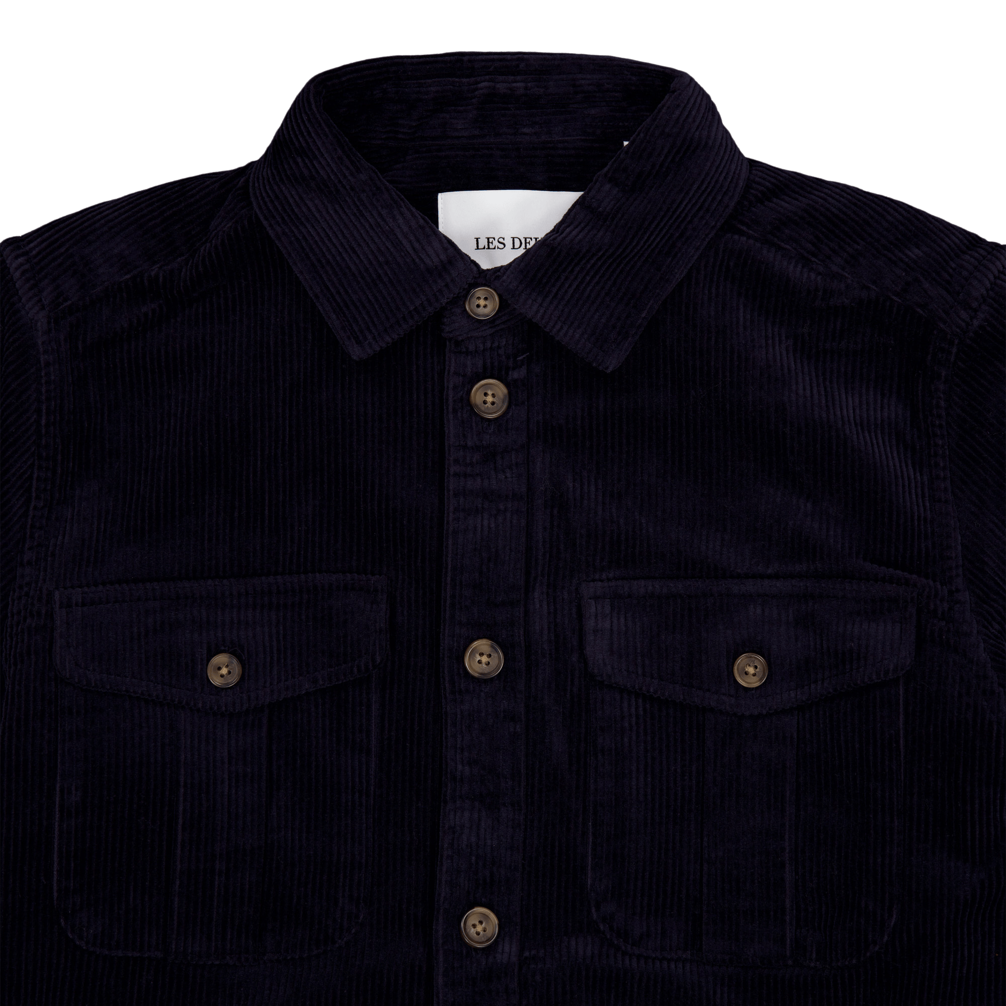 Les Deux Kody Heavy Corduroy Overshirt Dark - Bild 3