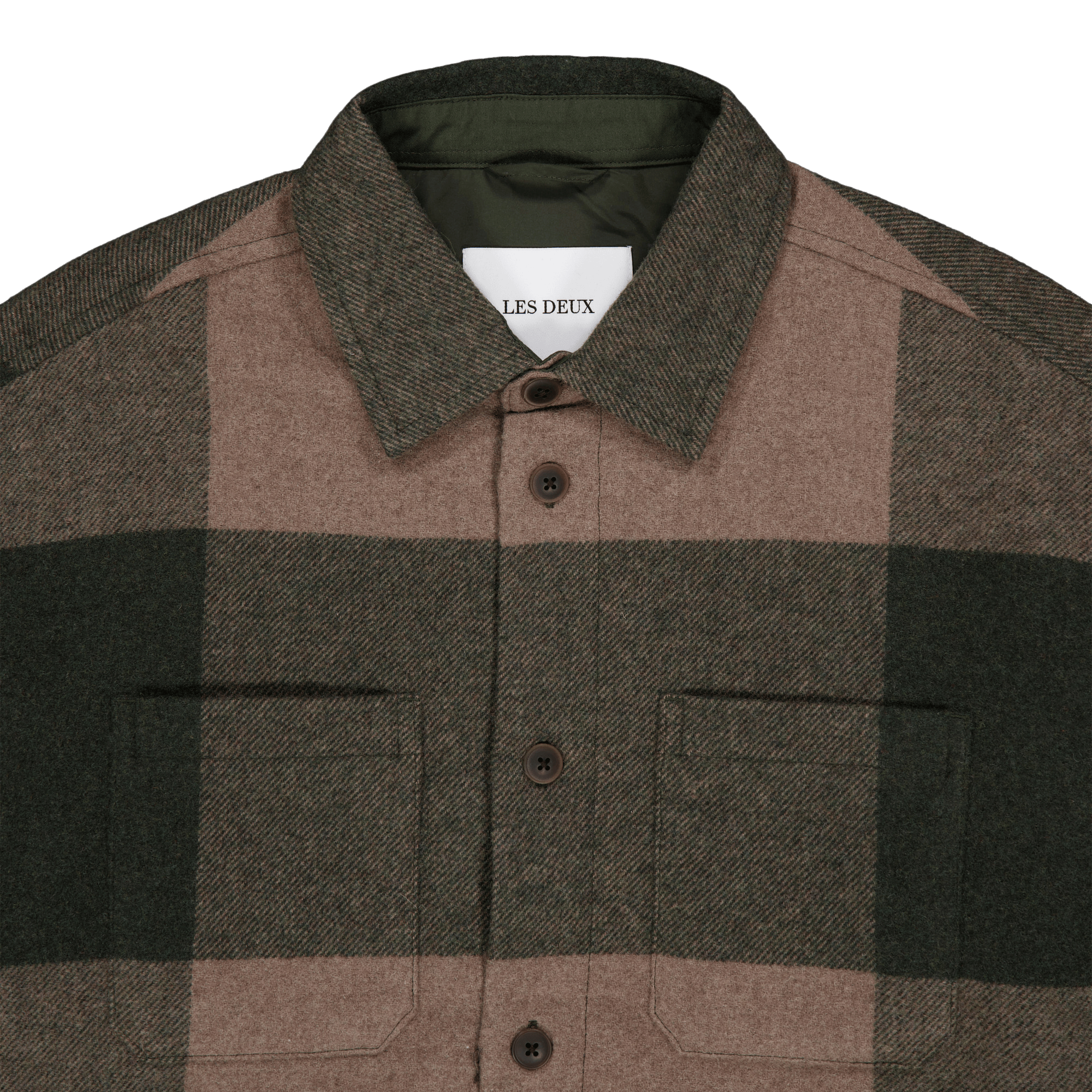 Les Deux Jacob Check Wool Hybrid - Bild 3