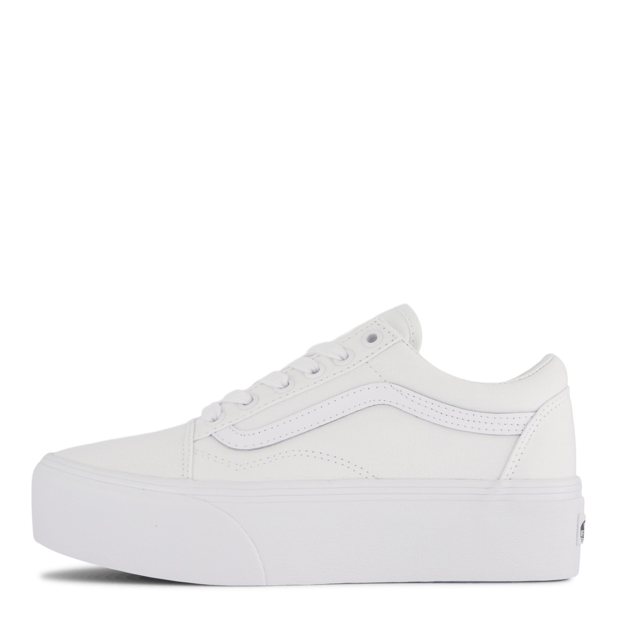 Ua Old Skool Stackform True White, Unisex, Skor, Sneakers, Vit, EU 40