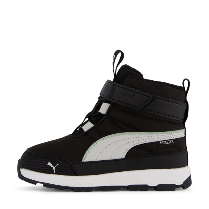 Puma Evolve Boot Puretex Ac+in Puma Black-ash Gray-puma White, Unisex, Shoes, Boots, winter boots, Black, UK 7