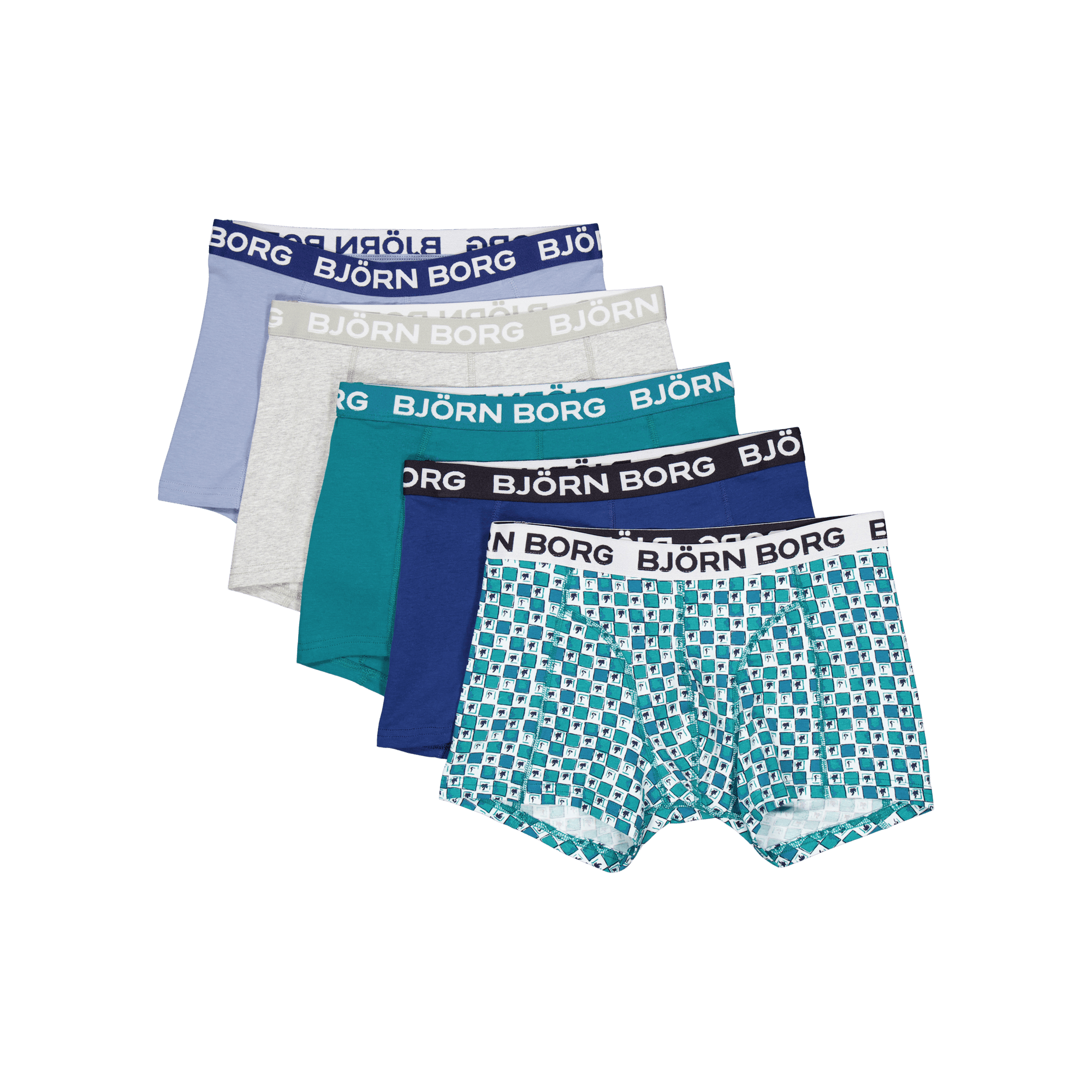 Core Boxer 5p Multipack 1, Unisex, Klær, Undertøy, 170