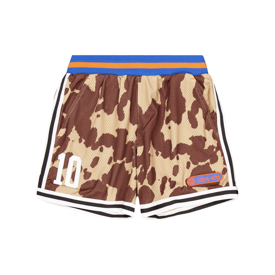 Clydes Closet Aop Short 1 Sand Sand Dune-chestnut Brown-aop