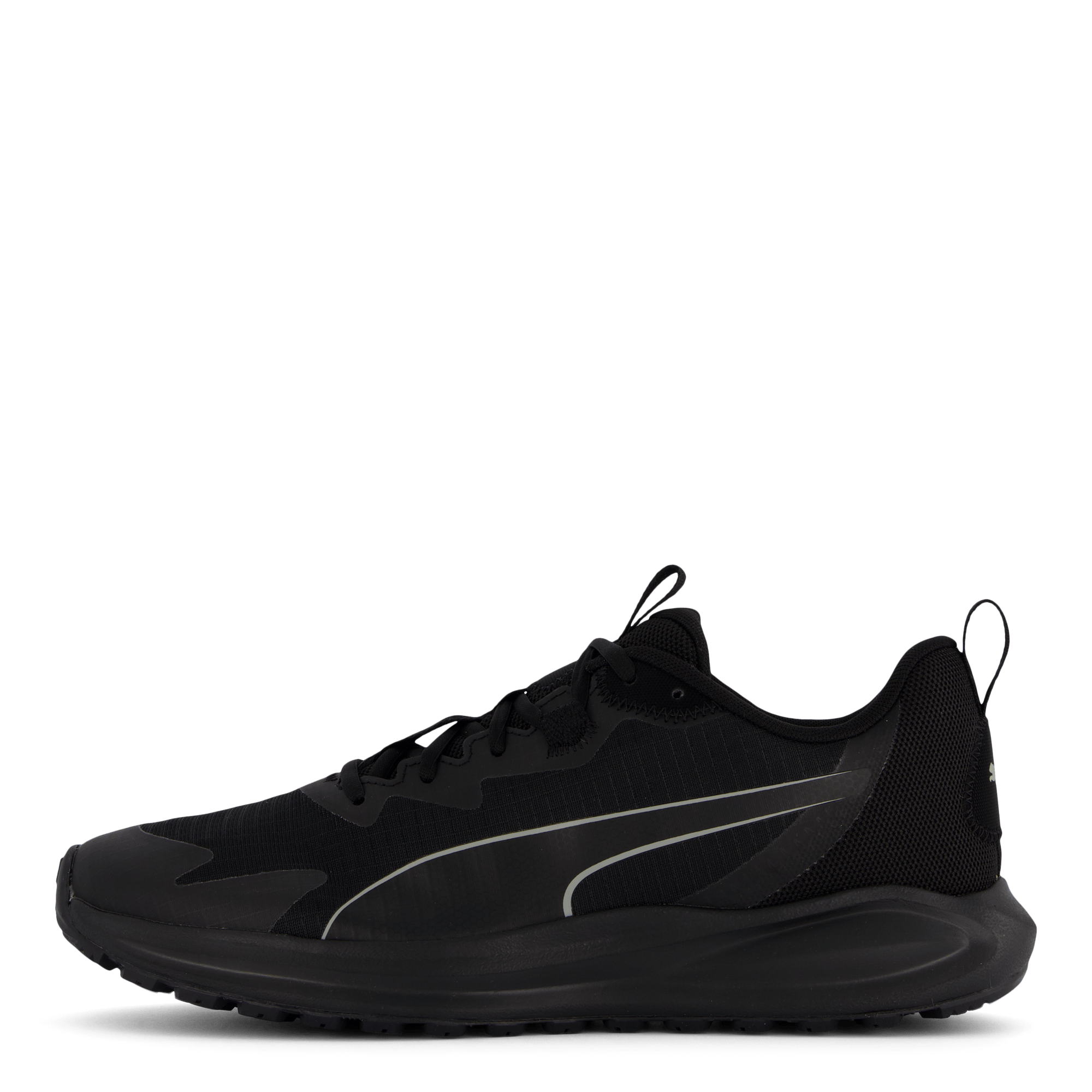 Twitch Runner Trail Puma Black-cool Mid Gray, Unisex, Shoes, Running shoes, Running, Black, UK 4