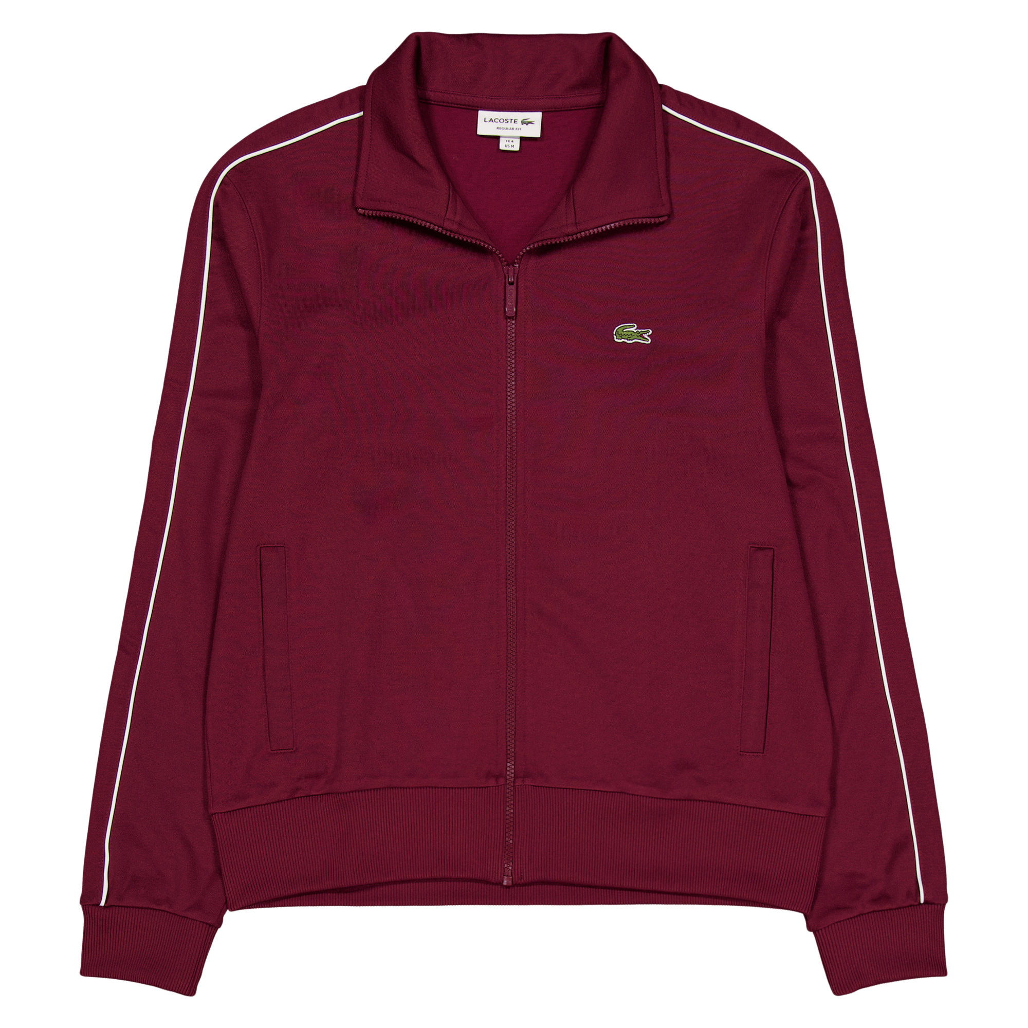Lacoste Full Zip Sweater Yup Zin, Male, Abbigliamento, felpe con cappuccio e felpe, Rosso, XL