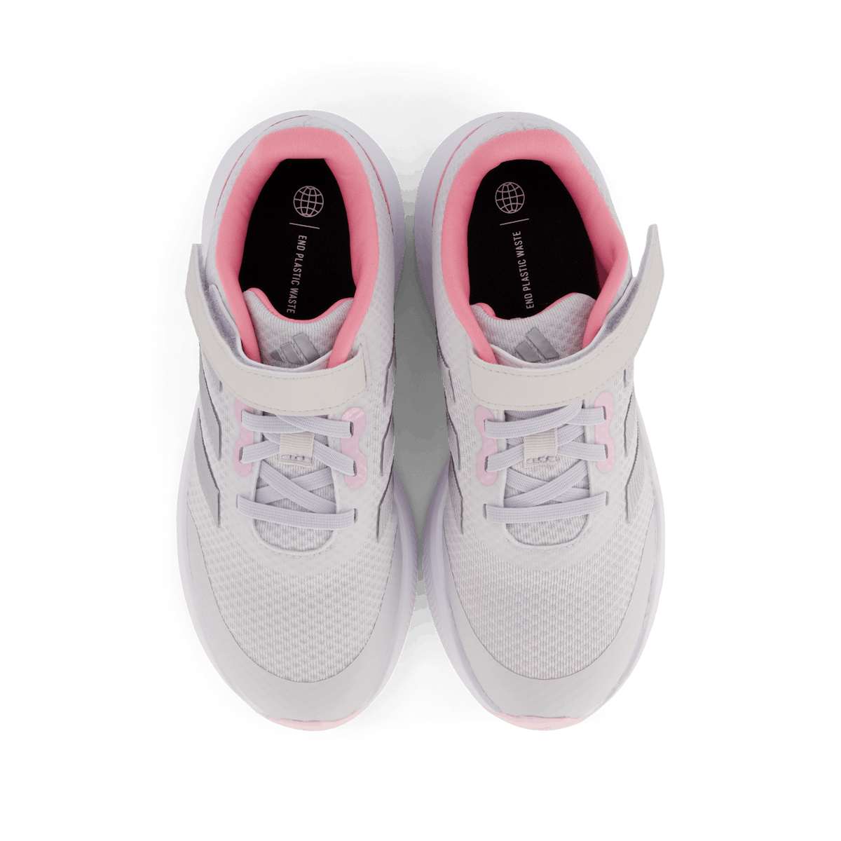 RunFalcon 3.0 Elastic Lace Top Strap Shoes Dshgry / Silvmt / Blipnk