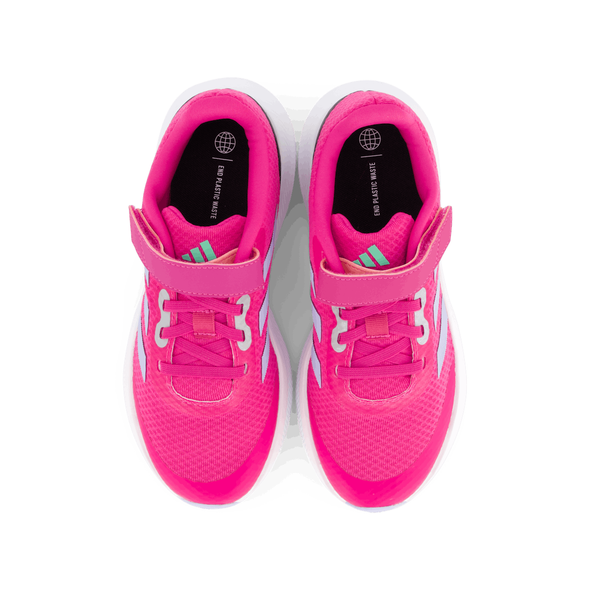RunFalcon 3.0 Elastic Lace Top Strap Shoes Lucid Fuchsia / Blue Dawn / Core Black