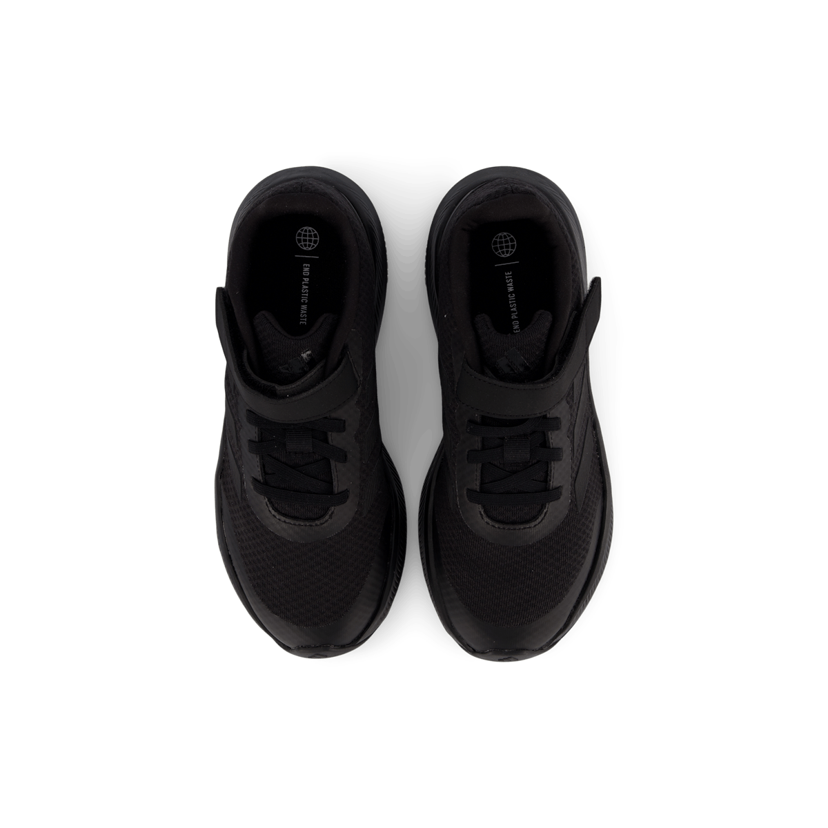 RunFalcon 3.0 Elastic Lace Top Strap Shoes Core Black / Core Black / Core Black