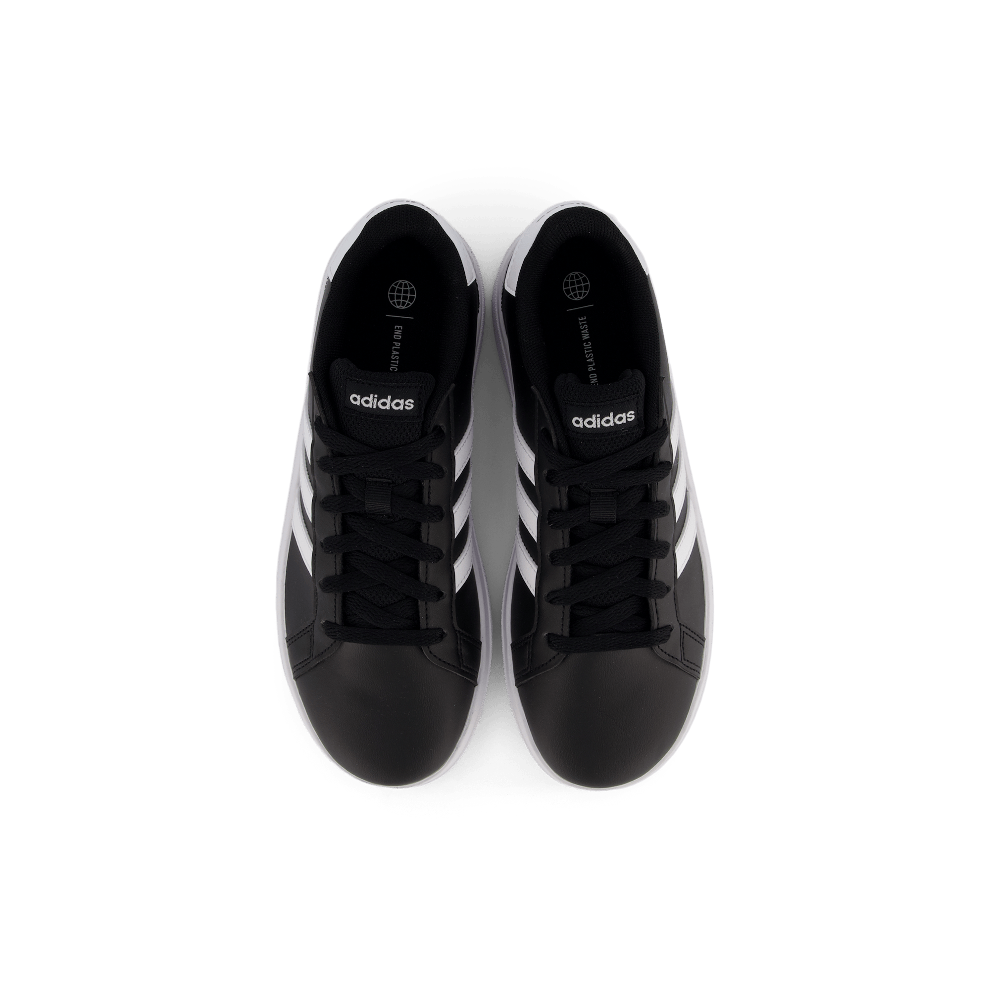 Grand Court Lifestyle Tennis Lace-Up Shoes Core Black / Cloud White / Core Black - Bild 6