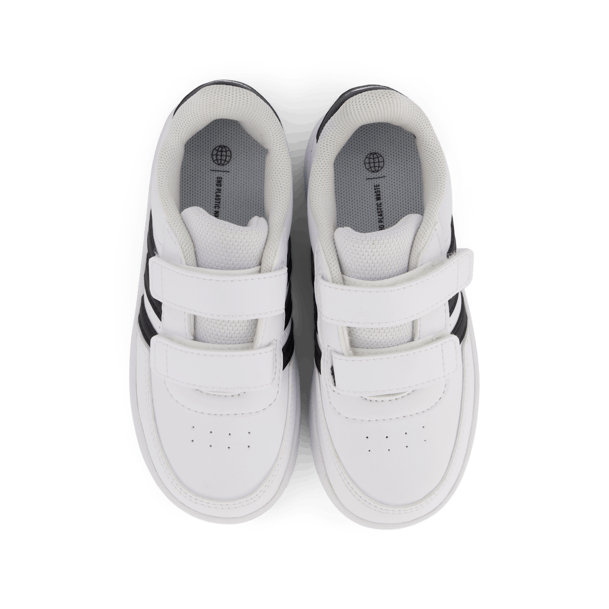 Breaknet Lifestyle Court Two-Strap Hook-and-Loop Shoes Cloud White / Core Black / Core Black