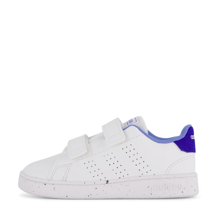 Advantage Lifestyle Court Two Hook-and-Loop Shoes Cloud White / Cloud White / Blue Fusion, Unisex, Shoes, Trainers, Trainers, White, UK K 8,5