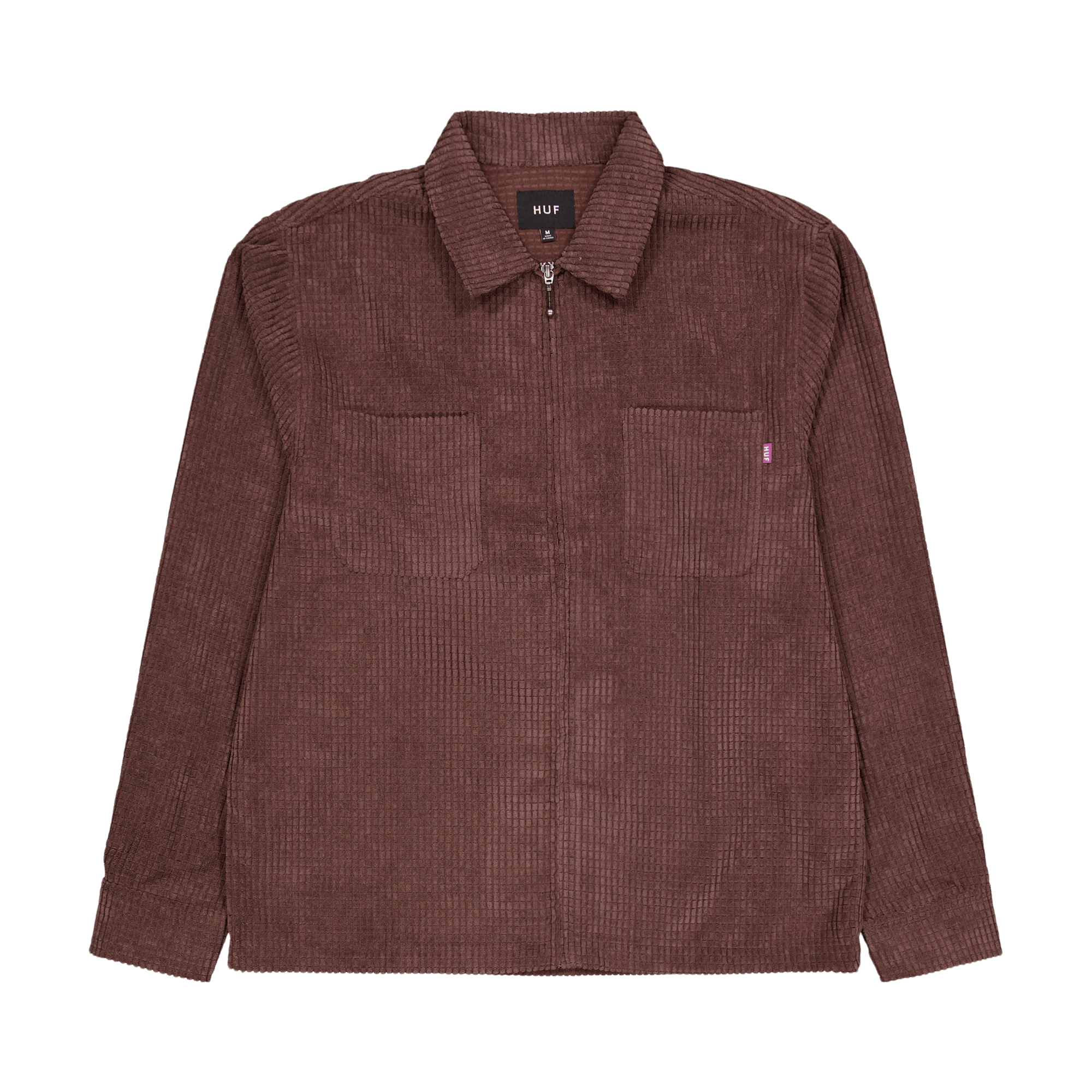 Cornelius Zip Shirt Eggplant