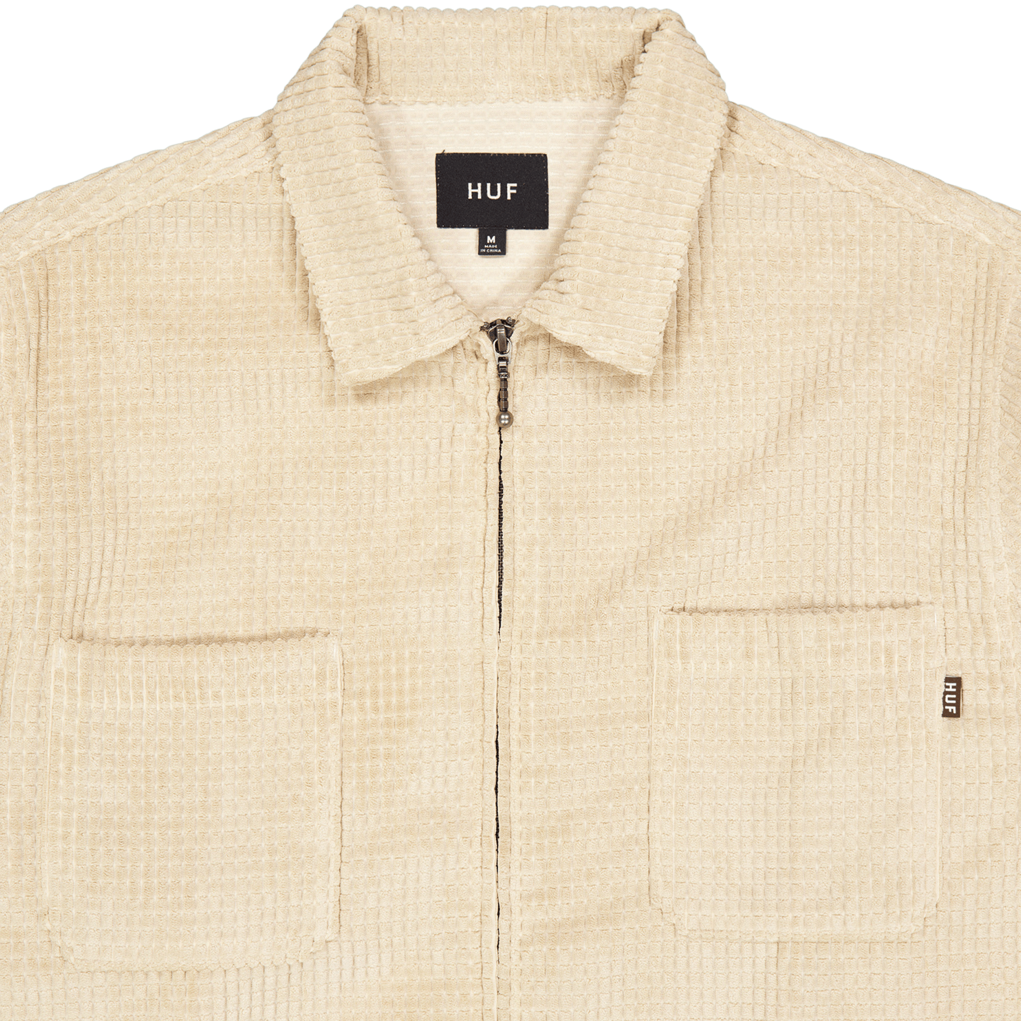 Cornelius Zip Shirt Oatmeal - Bild 3