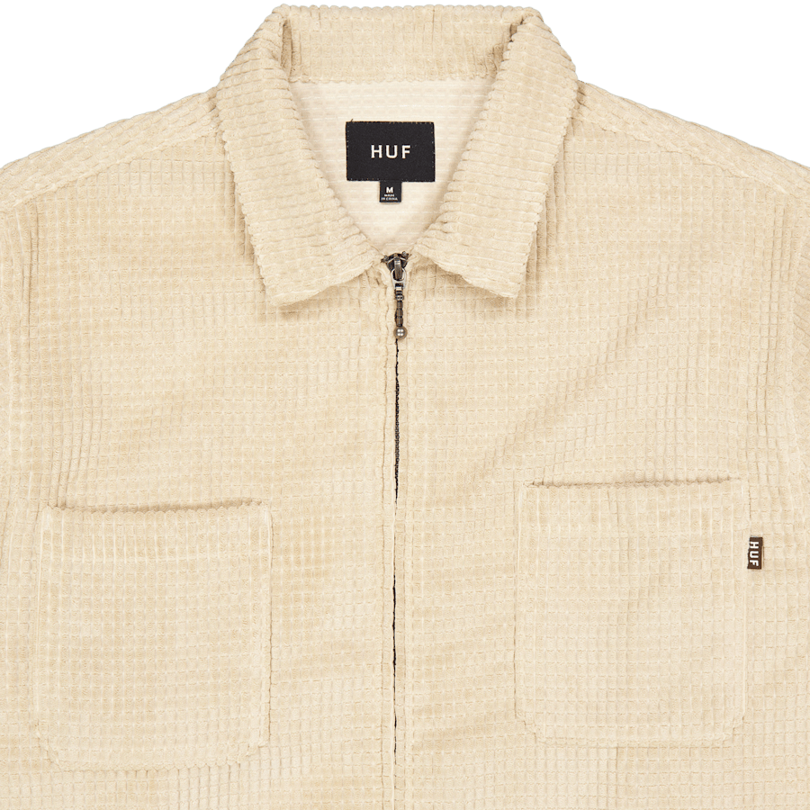 Cornelius Zip Shirt Oatmeal - Bild 3