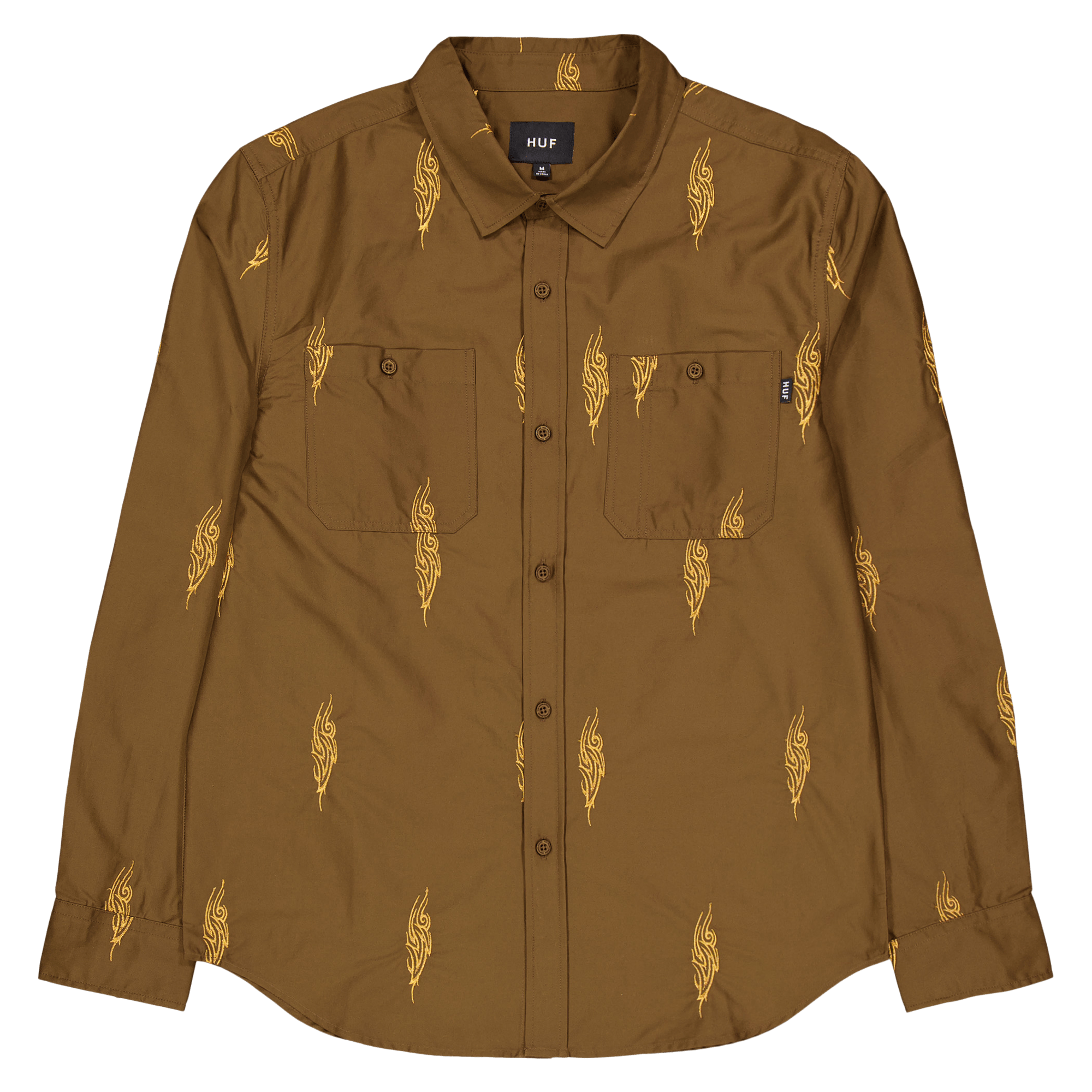 Larkin Embroidered Work Shirt Bison