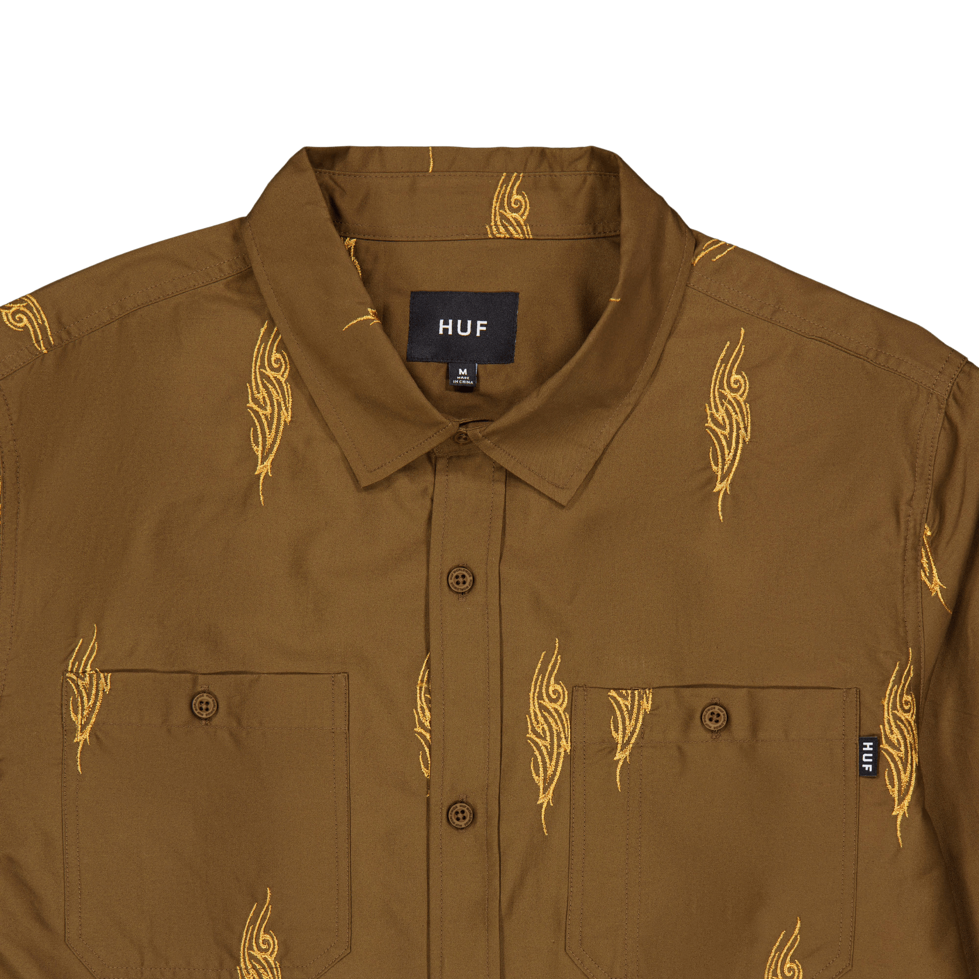 Larkin Embroidered Work Shirt Bison - Bild 3