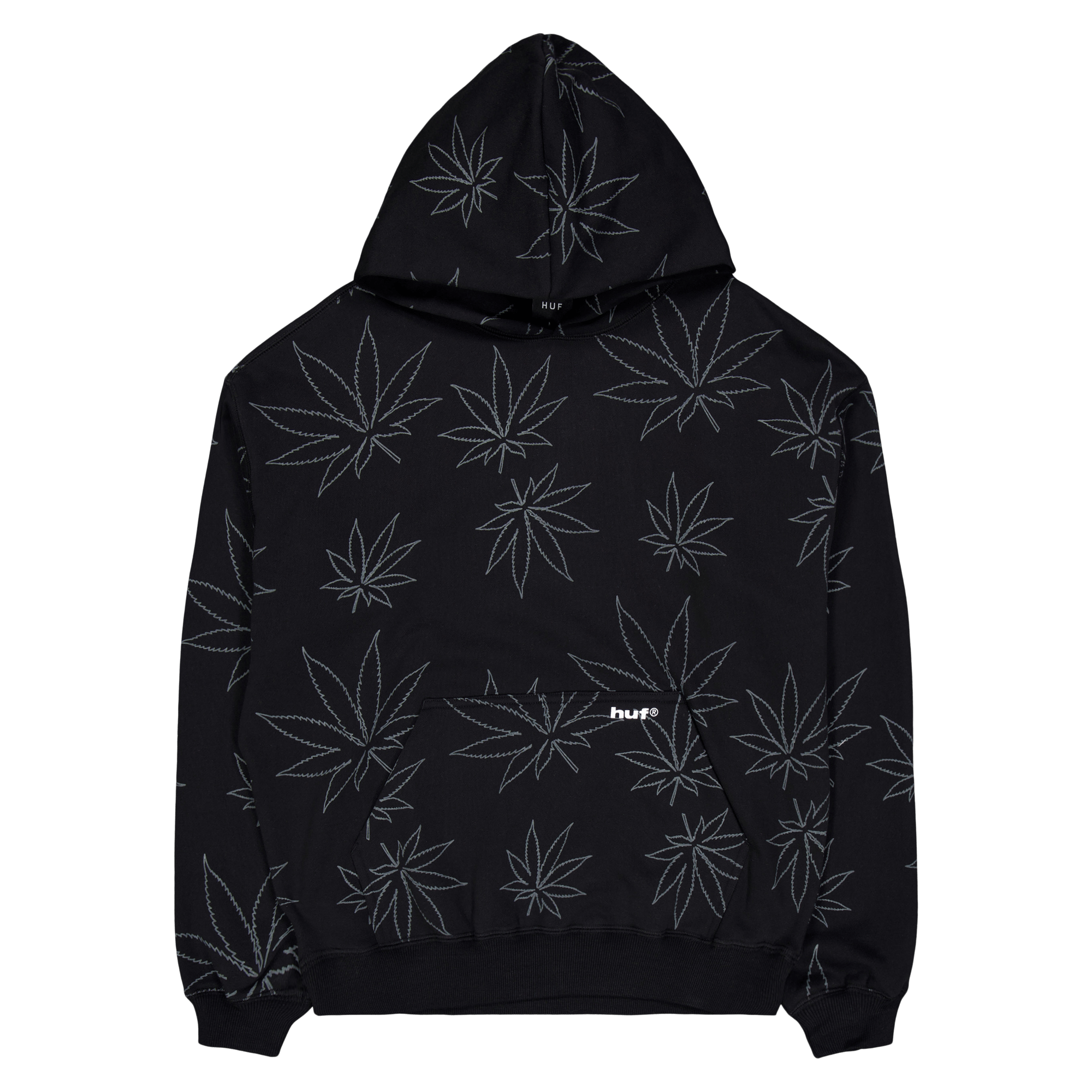 Plantlife Fleece Hoodie Black